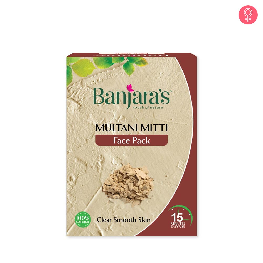 Banjara's Multani Mitti Face Pack Powder 100gms (5*20gms) Daraz.lk