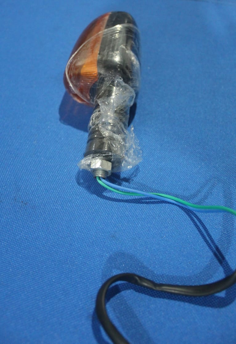 TVS STAR CITY  REAR (LEFT) SIDE SIGNAL LIGHT FULL SET. 