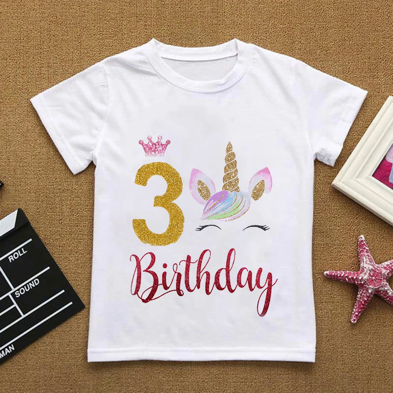 3rd birthday unicorn outlet shirt