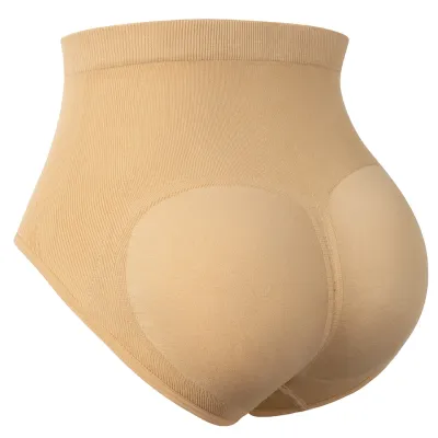 Women Hip Enhancer Seamless Butt Lifter Body Shaper Tummy Control Pants Boyshorts  Shapewear Underwear Buttock Booster Plus Size