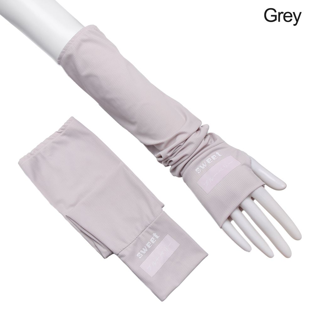 Good day 2Pcs Breathable Quick Dry Thin Sports Sunscreen Cycling Outdoor Ice Silk Sleeves Sun Protection Arm Sleeves Arm Cover. 