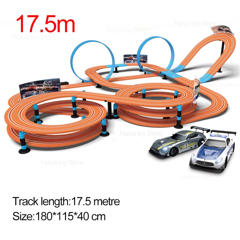 RC Car Toys Track Racing Toy Electric Railway Track Toy Set Racing Track Double Slot Car Spare parts Christmas Gifts For Child. 