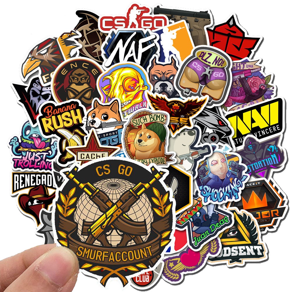 20/40pcs Games Stickers Gaming Logo Stickers for Laptop Scrapbook Journal Kids Girls Boys Stickers. 