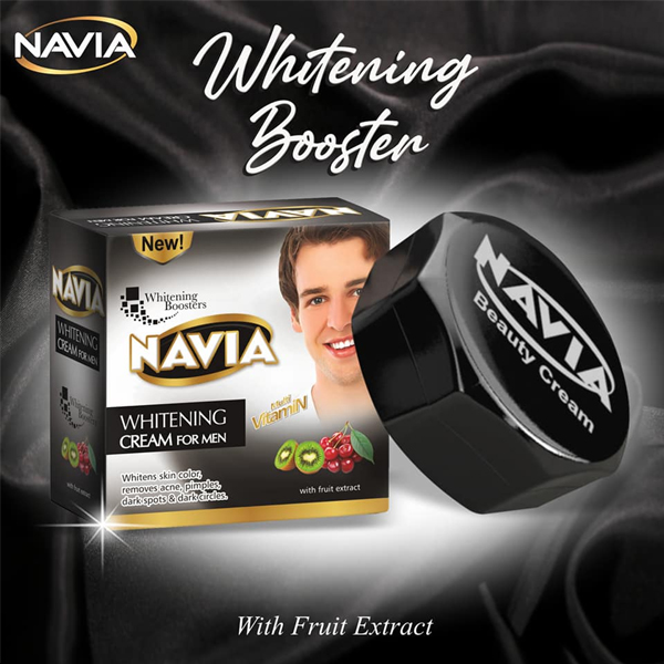 Navia Men Beauty Night Fairness Cream Nmfc 30g with Fruit Extracts Multi-Vitamin for Skin Lightening. 