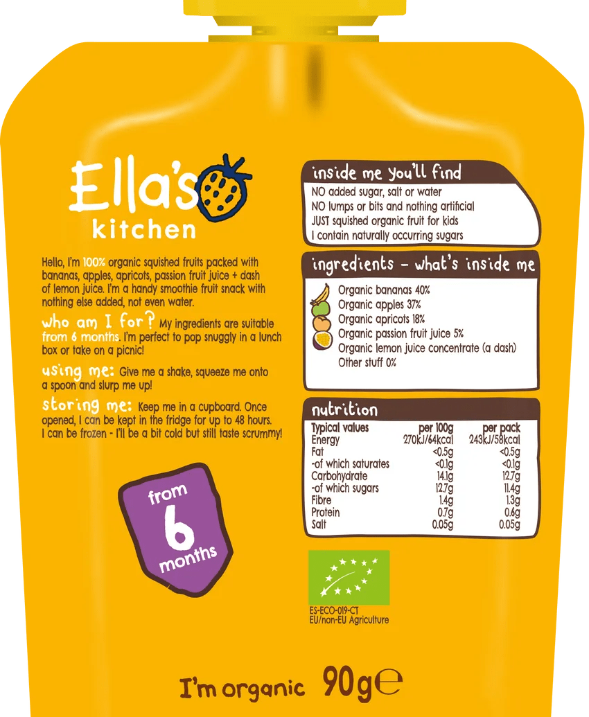 Ella's Kitchen The Yellow One Puree 90g. 