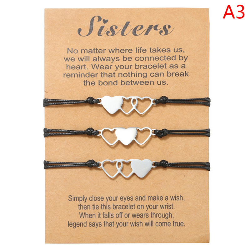 Charm Friendship sister Bracelets Sister Best Friend Bracelet with