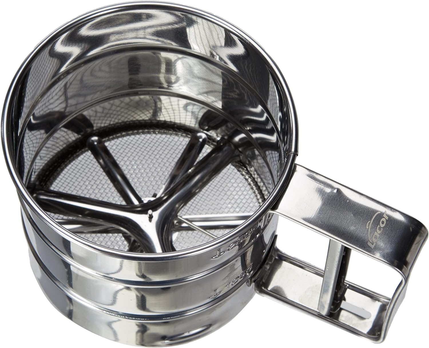 Flour Sifter, Baking Sifter Cup, Sifter for Baking, Flour Sieve , Stainless Steel Handheld Baking Sieve Cup for Sugar, Flour, Coffee Powder. 