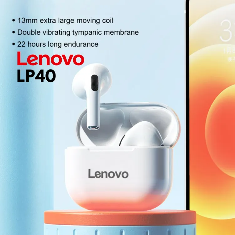 Lenovo Livepods LP40 TWS Wireless Earphones Touch Control