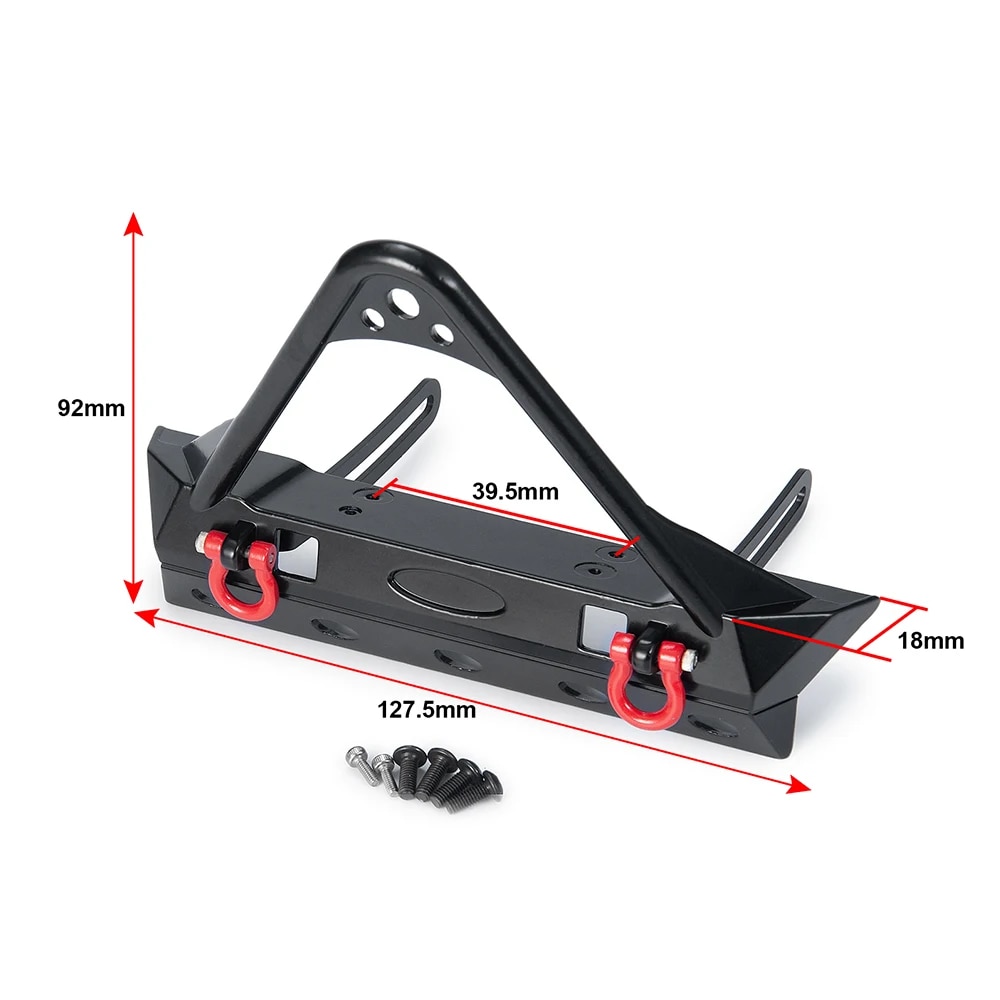 Reading WritingAXSPEED CNC Metal Front Bumper with Trailer Hook for Axial SCX10 1/10 RC Crawler Car Upgrade Parts AccessoriesWooden Toys. 