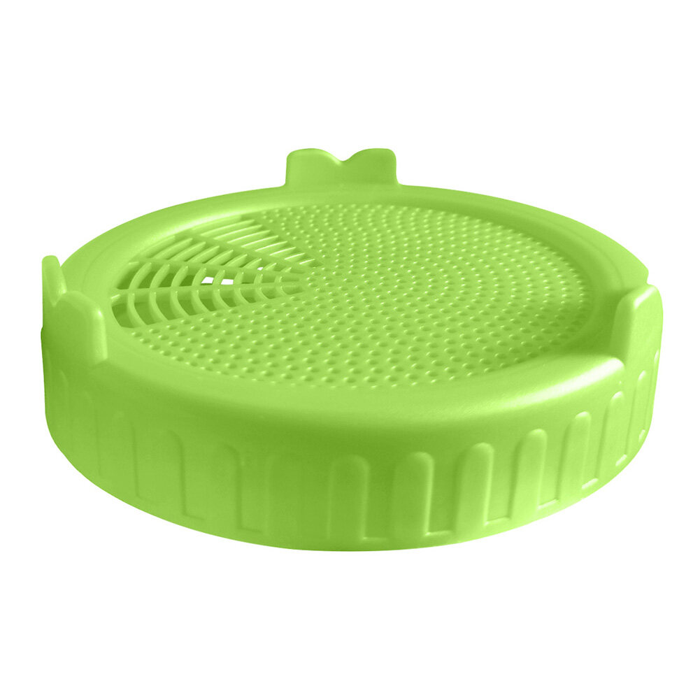 【ZOSR】Eco-friendly Safe Seeds Planting Sprouting Lid Bottles Mesh Cover for Wide-mouthed Mason Jar. 