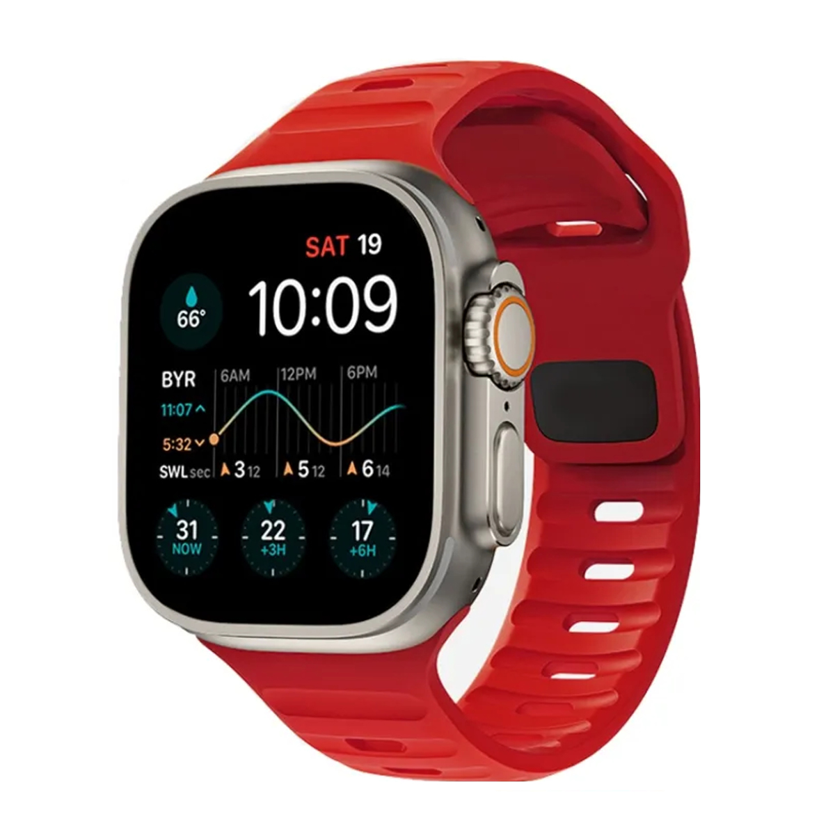Soft Silicone Strap For Apple Watch Ultra 2 Band 49mm 44mm 45mm 40mm 41 42mm 38mm Sport Bracelet Watchband 38mm-41mm & 42mm-49mm iWatch Series 9 8 7 6. 