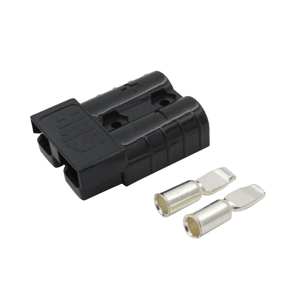 【7efc9af3】50Amp Plug for Anderson Style 12v 24v Carvan Charger Battery DC Power Connector replacement PC Adapter. 