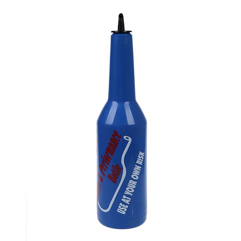 Flair Bartender Bartending Practice Bar b Bottle tail Shaker - Blue. 