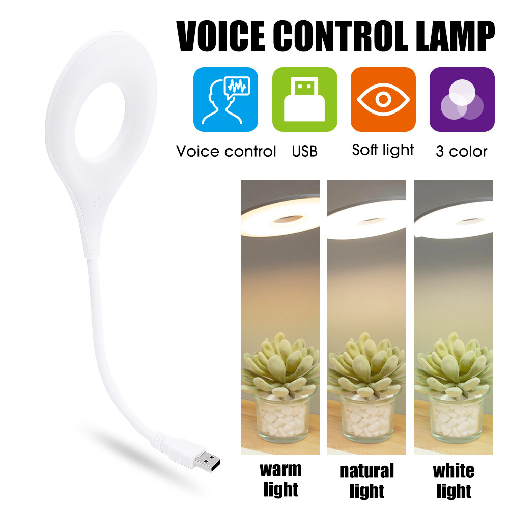 Smart intelligent Voice Light Control USB Night Light for Bedroom