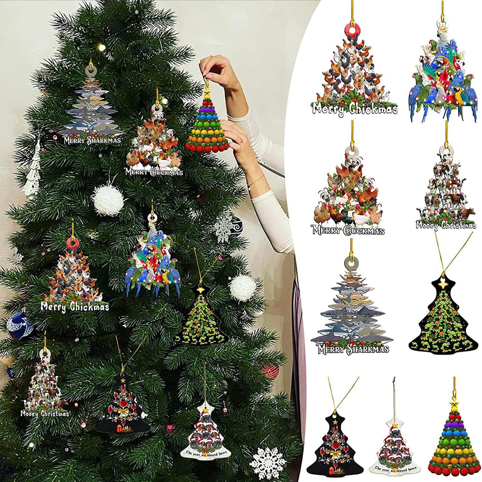 Christmas Pendant Waterproof Ceilings Christmas Ornaments. 