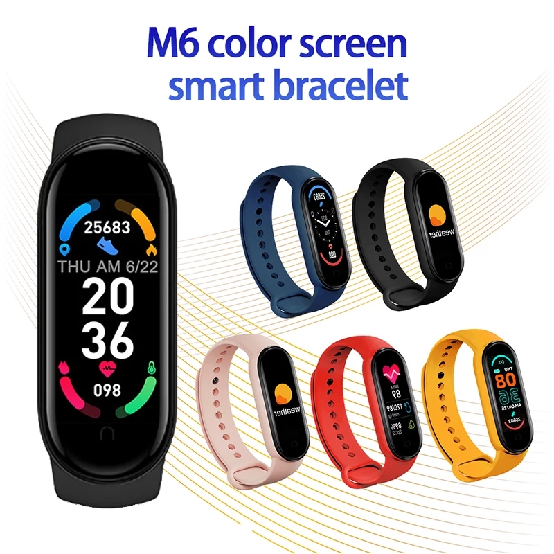 FREE SHIPPING - M6 Smart Band Call Reminder Messages Push Notification Smartwatch Tracker Sports Fitness Bracelet Smart Watch For Android iOS Mobile Phone Unisex (Features M4 116 Plus D13 Y68 D20) 130127922 Styles_LK Online. 