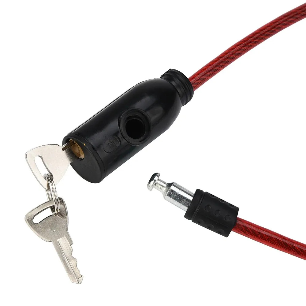 Universal Metal Cycling Safety Lock Anti-Theft Bicycle Lock With 2 Keys. 