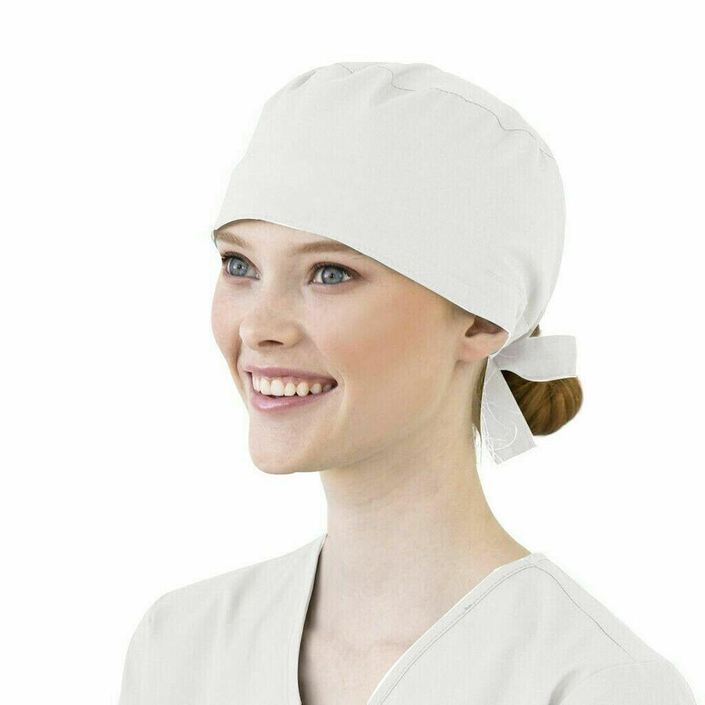 Cotton  Scrub Cap Unisex Surgery Cap Theatre Doctor Cap Nurses Work Hat Service Industry Sweat-absorbent Cap. 