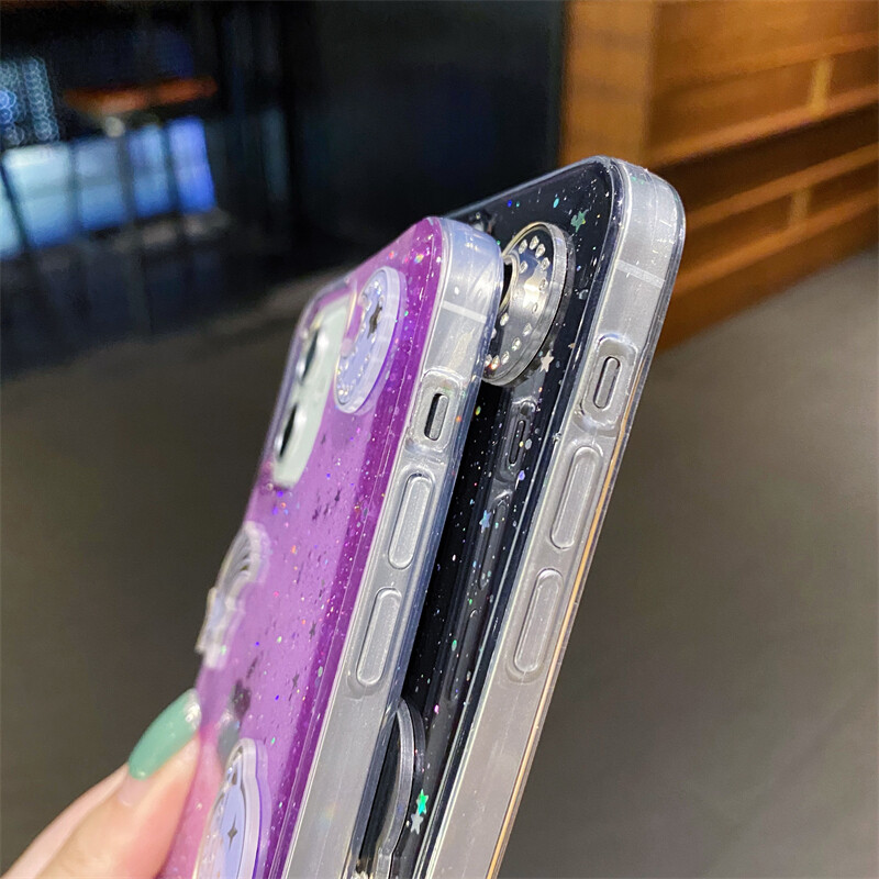 Phone case Xiaomi Poco F2 Pro Shiny Ring Case Glitter Soft Transparent Space Planet Cases For Mi Poco F2 Pro Back Cover Stars Moon Girls. 