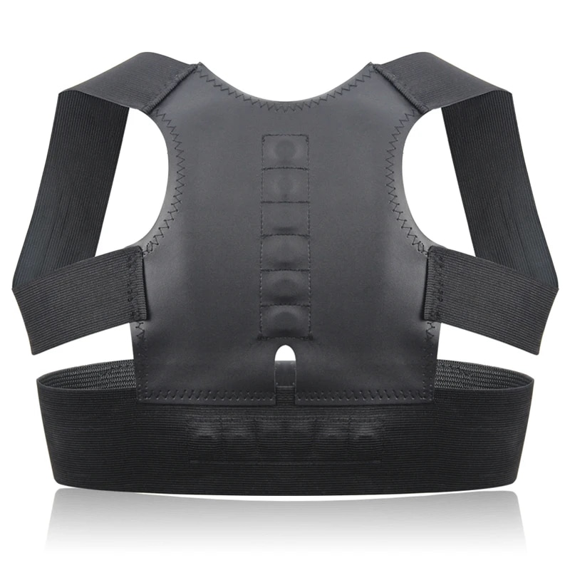 Magnetic Posture Corrector Corset Back Correction Shoulder Brace Lumbar Support Straight Pain Relief for Child Adult UniHats & Caps. 