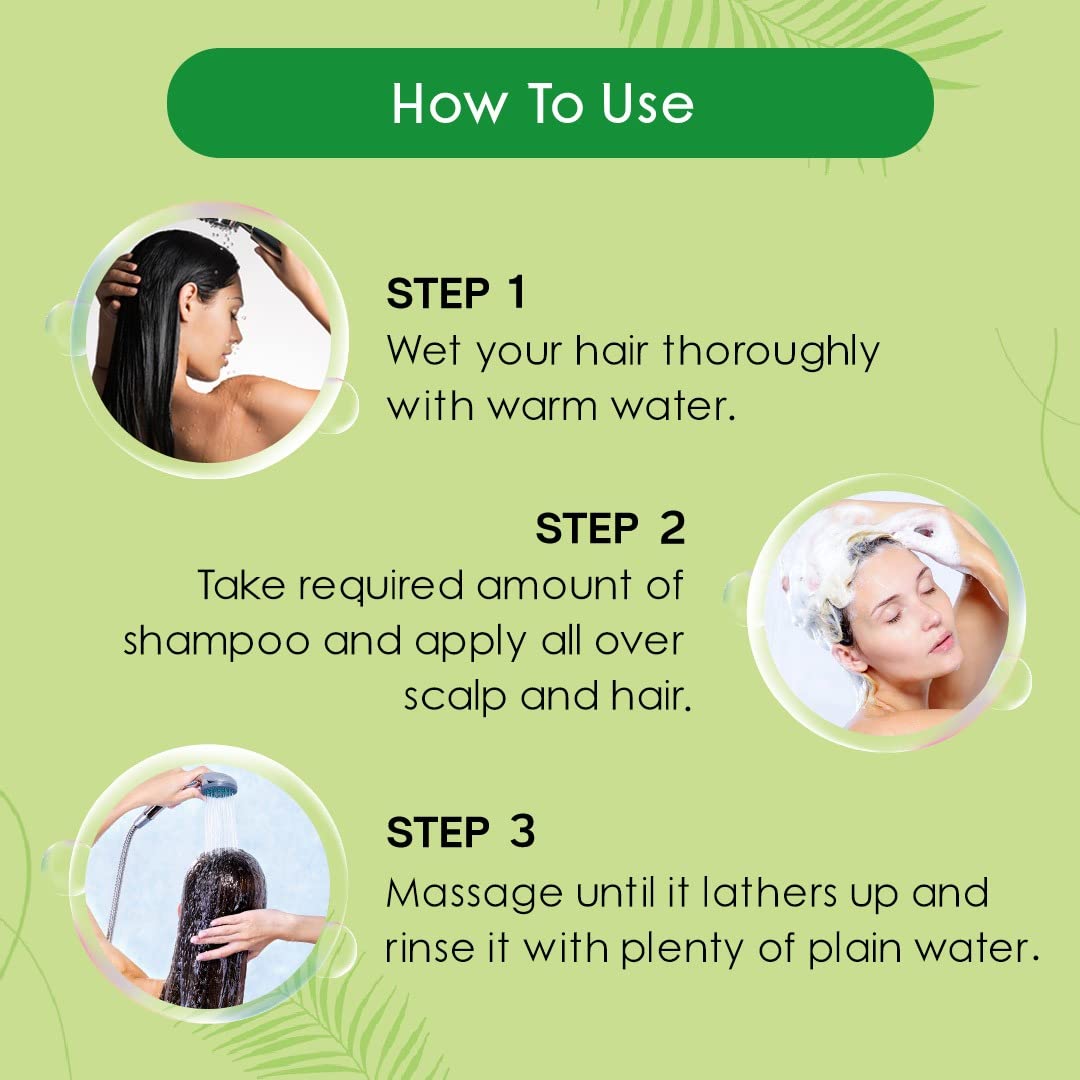 Nyle Naturals Volume Enhance Shampoo, With Blackberry, Reetha and Amla, Gentle & Soft Shampoo, PH Balance and Paraben Free, For Men and Women, 800ml SAM. 