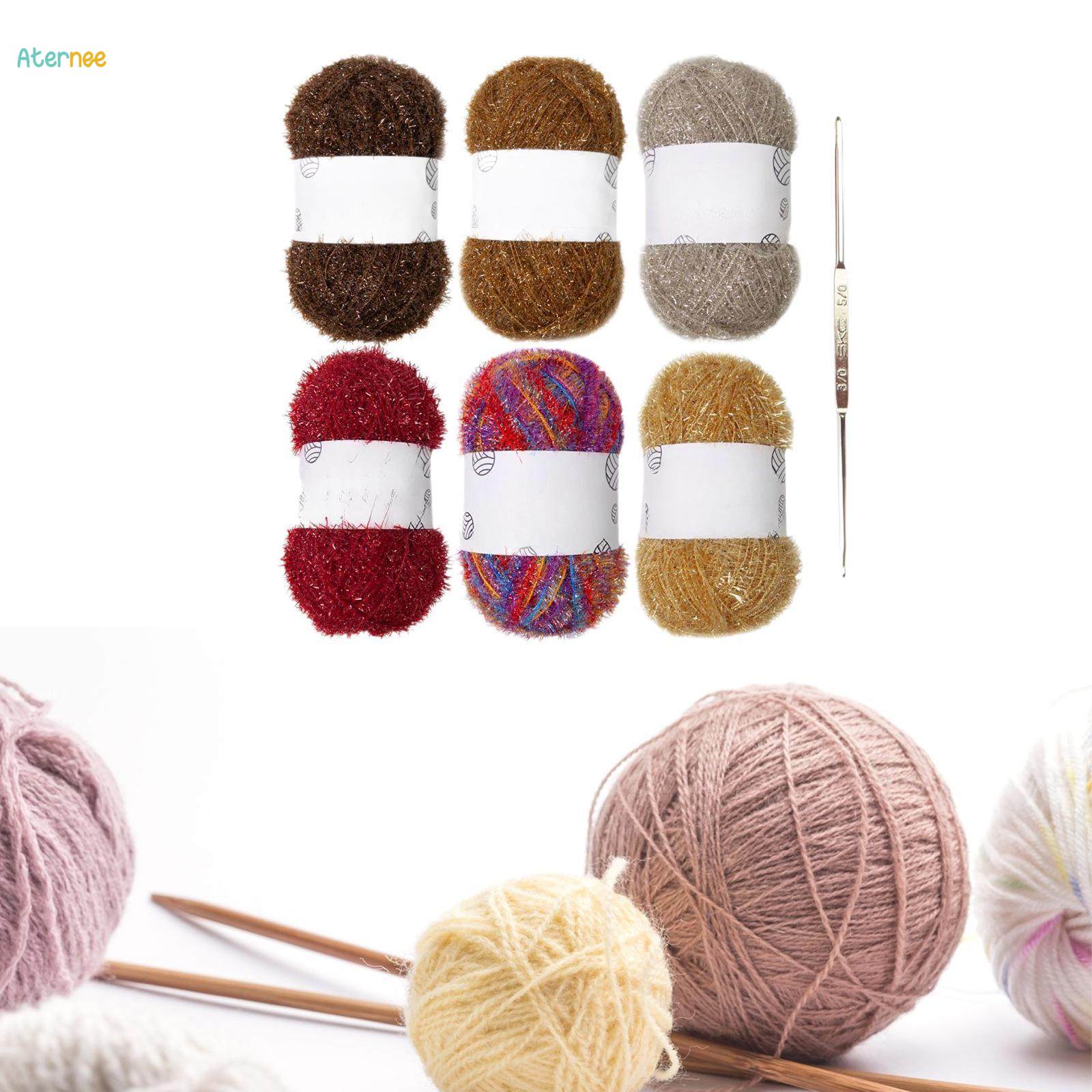Yarn Multifunction Dish Towel Thread Hand Knit Yarn Dishcloth Thread for Tableware Scrubbing. 