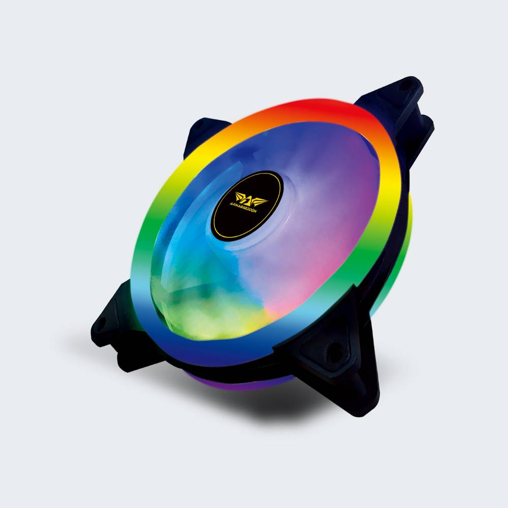 ARMAGGEDDON TESSARAXX TX-ICORE DL-14 | Support Aurora Sync : ASUS / Gigabyte / MSI | Durable and Silent Fan 14CM. 