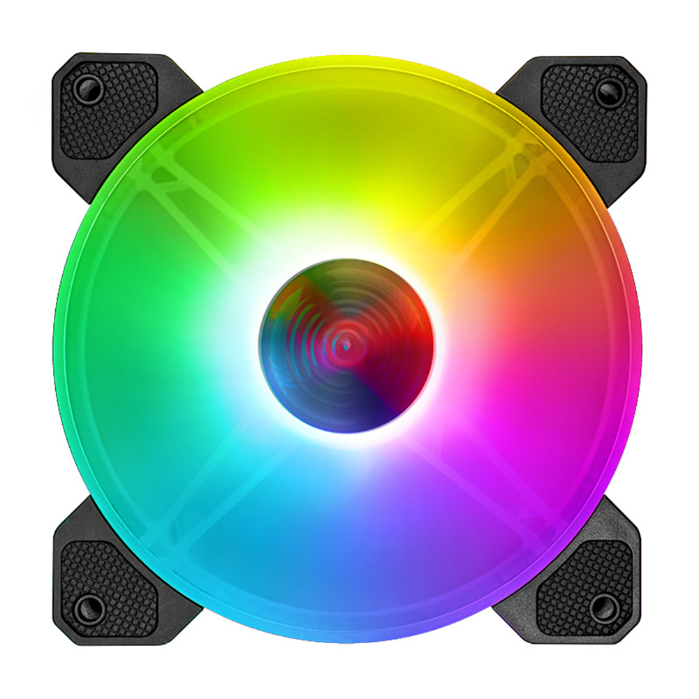 COOLMOON Yuhuan 140mm Desktop Case Cooling Fan 1200RPM Low Noise Mute RGB 6Pin Cooler PC Radiator for PC Case Desktop Computer. 