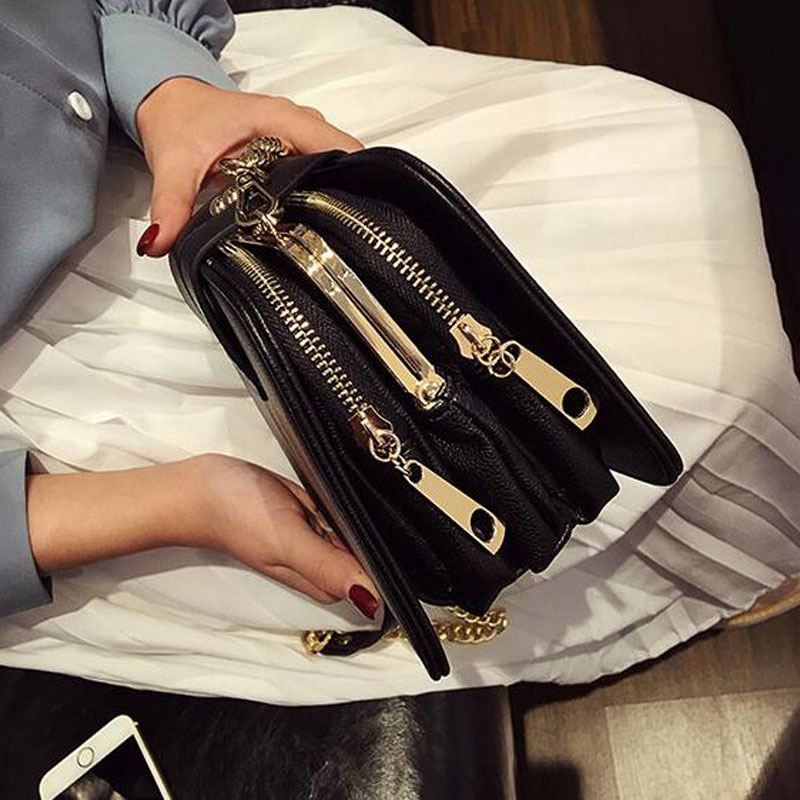 Spring Fashion Women Shoulder Bag Chain Strap Flap Designer