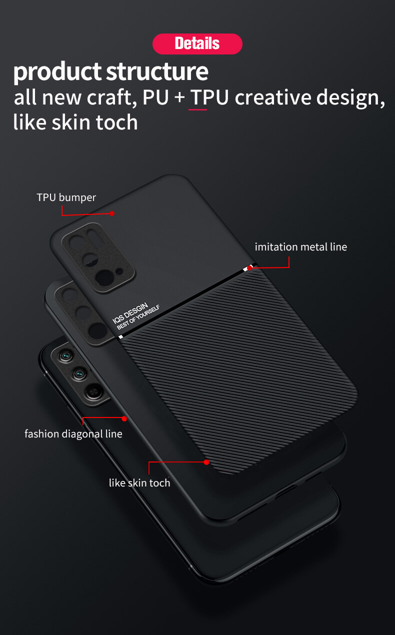 Case For Xiaomi Redmi Note 10 5G / Poco M3 Pro Casing Anti-fall Soft Non-slip Silicone Grain Back Cover. 