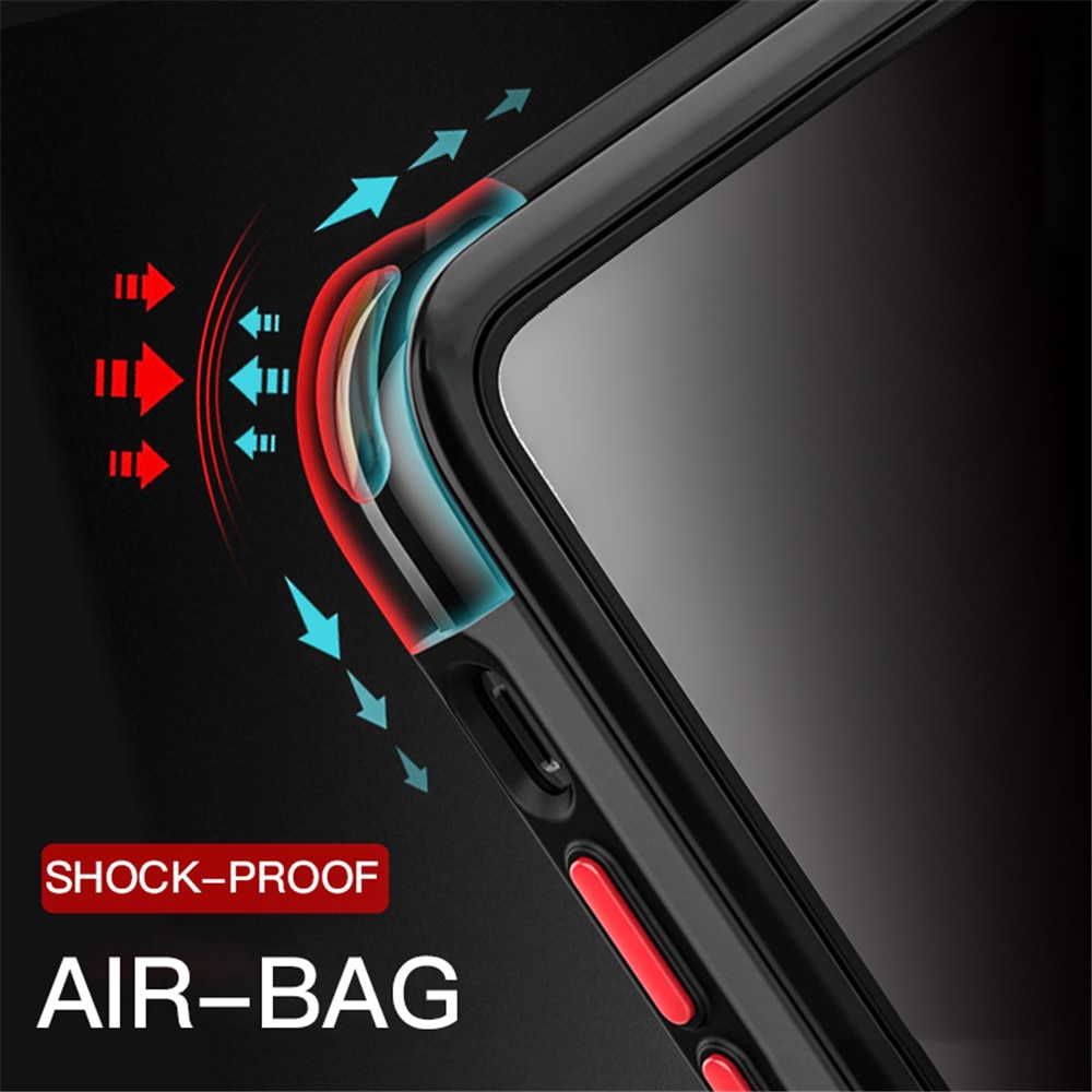 【ThinkWay】Armor Bumper Phone Case For iPhone 12 11 Pro Xs MAX XR X 7 8 Plus SE 2 Shockproof Transparent Silicone Airbag Back Cover Fundas. 