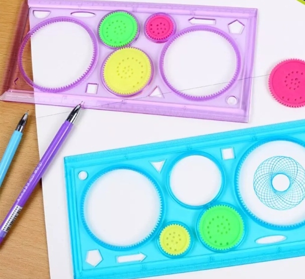 High Quality Design Ruler - Kids And Adult Design Ruler - Ruler With Designer Tools. 