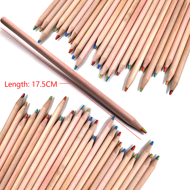 2Pcs 7 Colors Gradient Rainbow Pencils For Art Drawing Coloring Sketching SEVICH. 