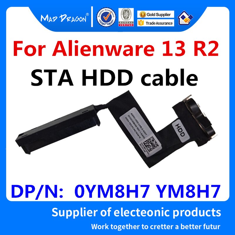 Hard Drive Connector HDD Cable For Dell Alienware 13 R2 YM8H7 0YM8H7 DC02C00BH00 