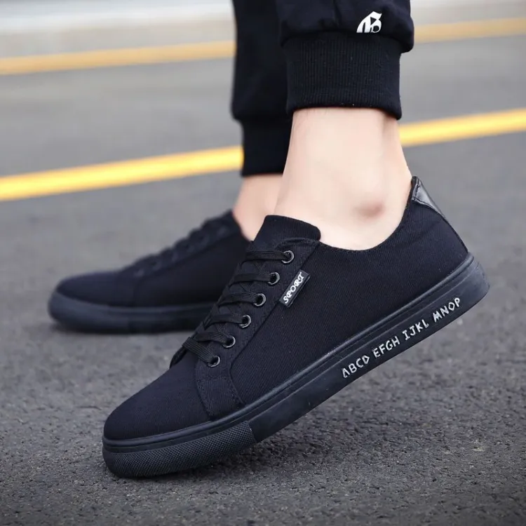 Mens casual summer hot sale canvas shoes