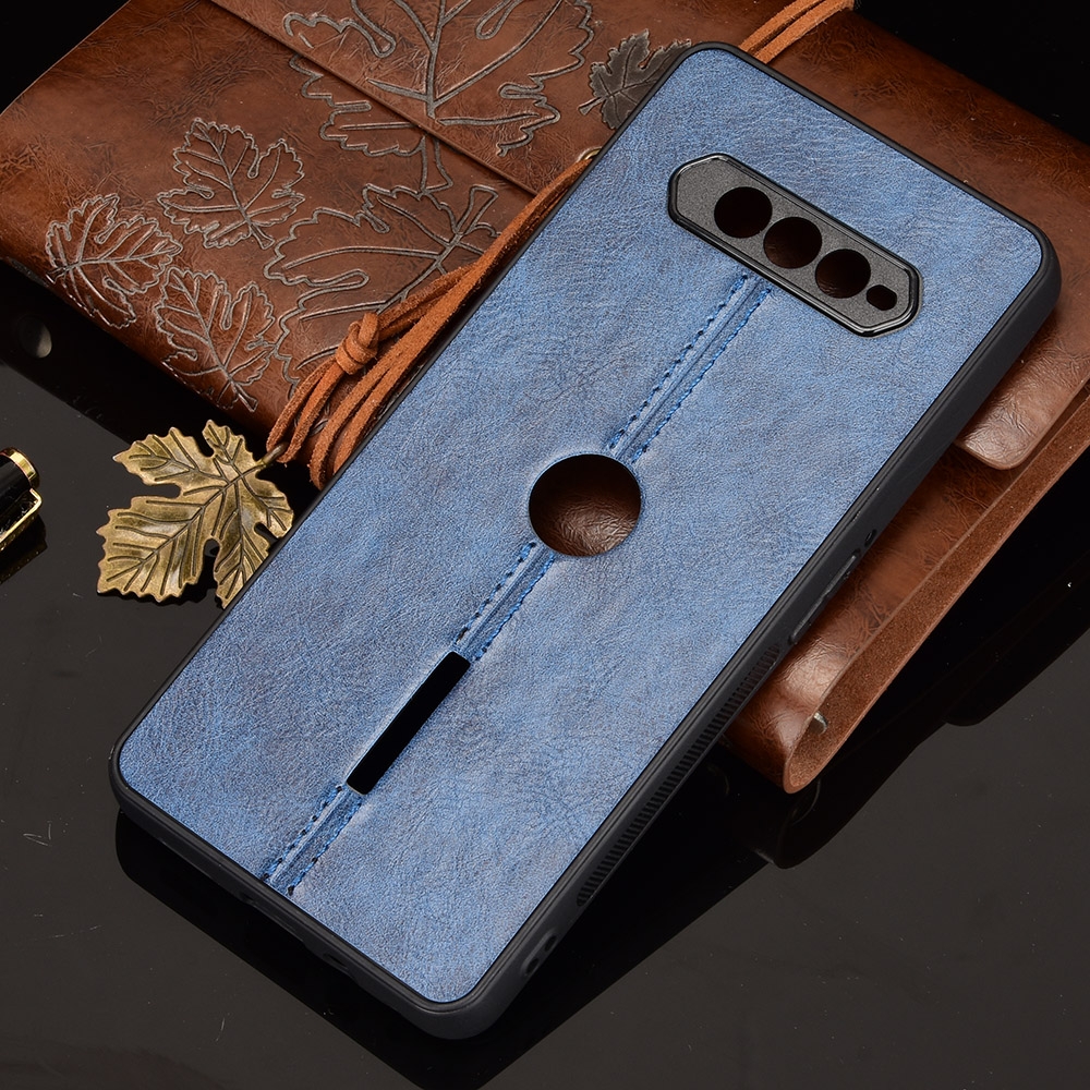 (Stock available) For Xiaomi Black Shark 4 / Black Shark 4 Pro Shockproof Sewing Cow Pattern Skin PC + PU + TPU Case(Red). 