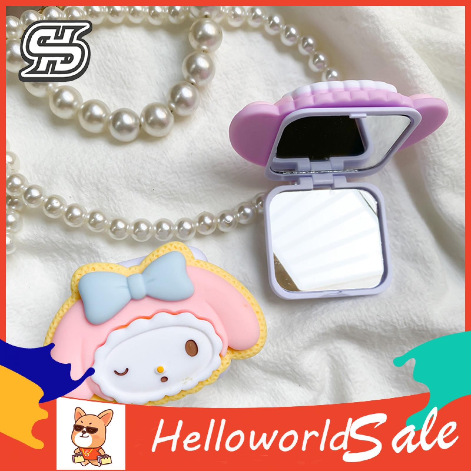 HelloWorld Phone Grip Holder Foldable Cartoon Pink Dog Cellphone Finger Support Holder. 