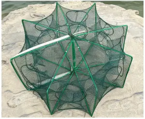 Hand Cast Net Monofilament Fishing Line Folding Mesh Nylon Fishing Net  Network