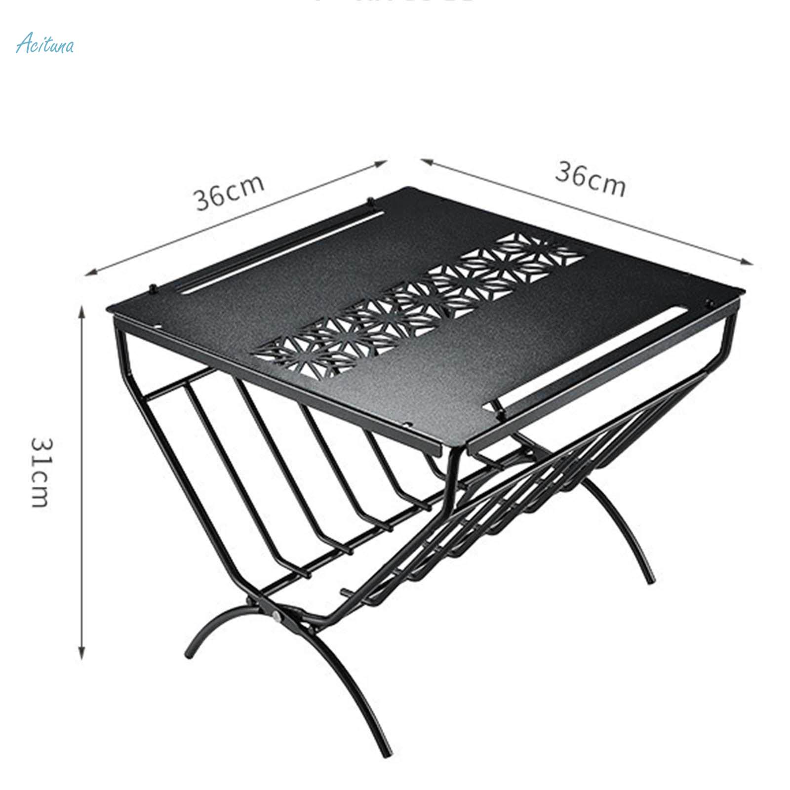 Firewood Rack Indoor Table Folding for Farmhouse Camping Outdoor Accessories. 
