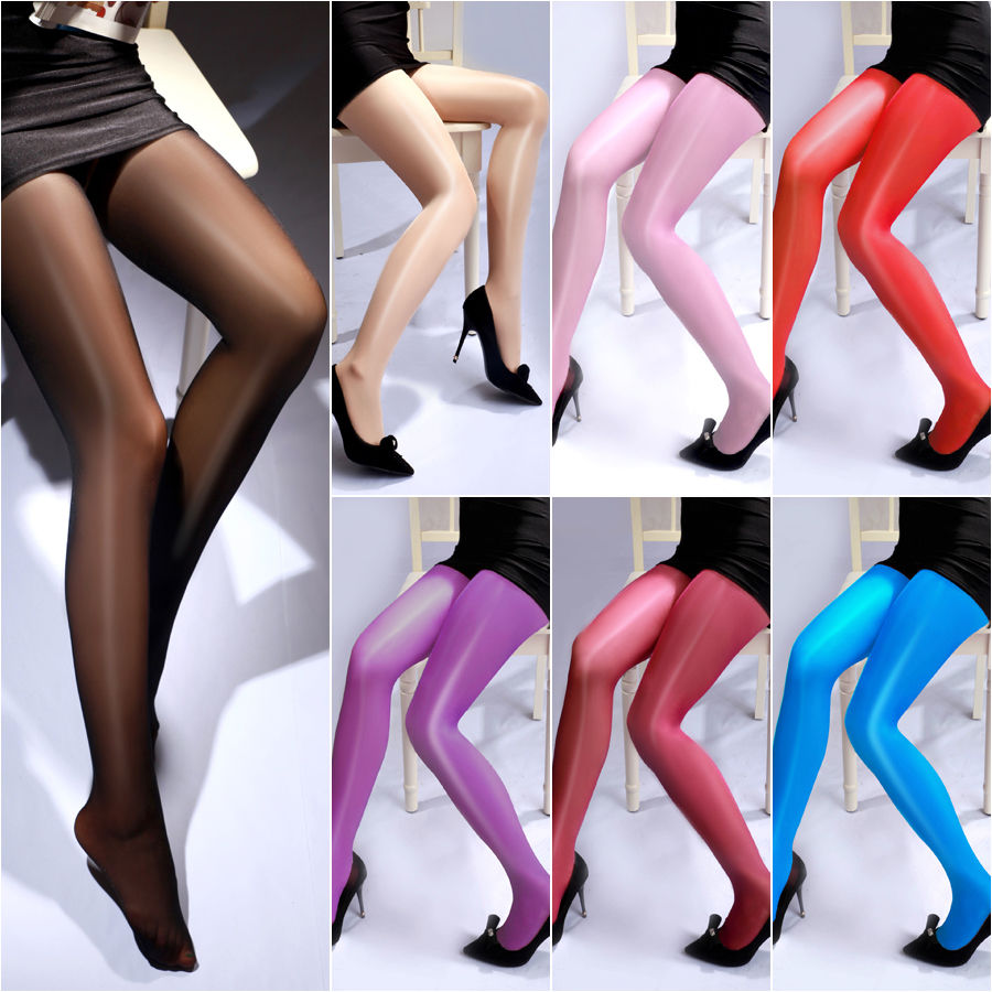Shiny Women Open File Glossy Legs 