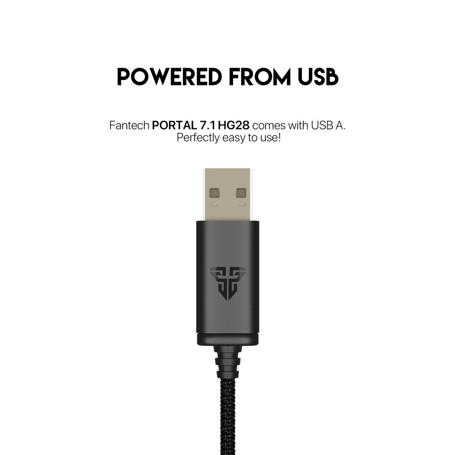 Fantech PORTAL 7.1 HG28 USB Headset Gaming RGB. 