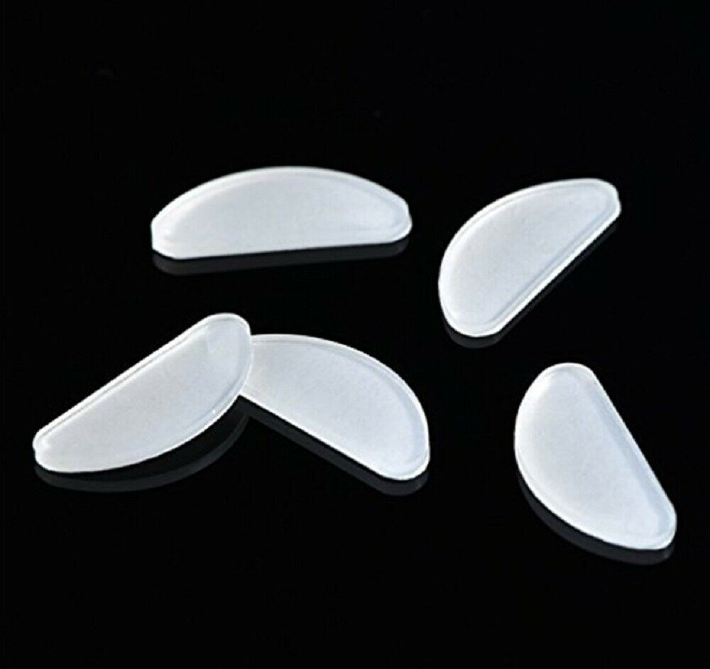 5 Pairs Pack Eyeglass Nose Pads / Anti-Slip Comfort Glasses Retainers / Self Adhesive Soft Silicone Nose Pads. 