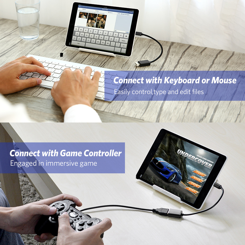 Micro USB OTG Cable Adapter for Xiaomi Redmi Note 5 Micro USB Connector For Samsung S6 Tablet Android USB 2.0 OTG Adapter IV-CA30. 