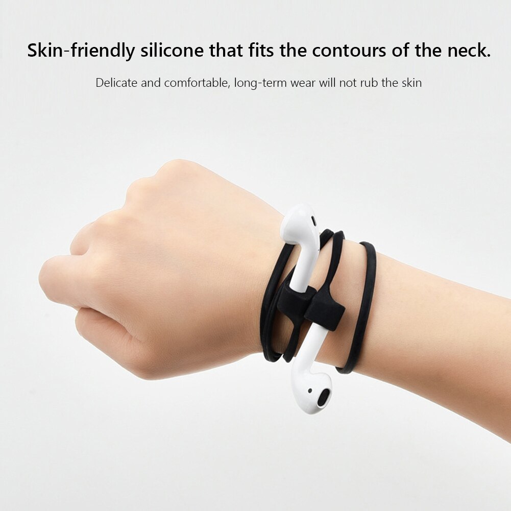 Soft Silicone Magnetic Strap Rope For Apple AirPods Pro 2 3 Anti-lost Cords Neck Strap For Air Ear Pods 1 2 Earphone Accessories. 