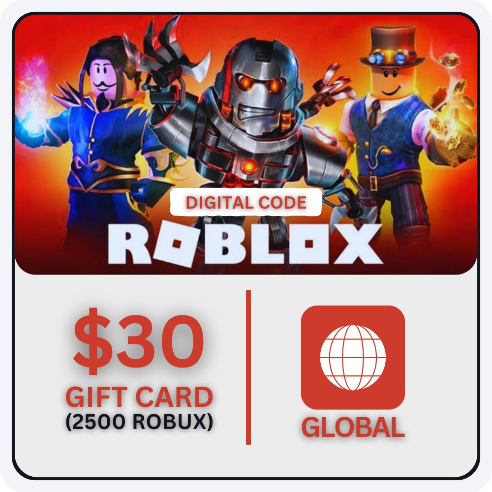 Buy $30 Roblox Gift Card (Global) - 30 USD for $29.4