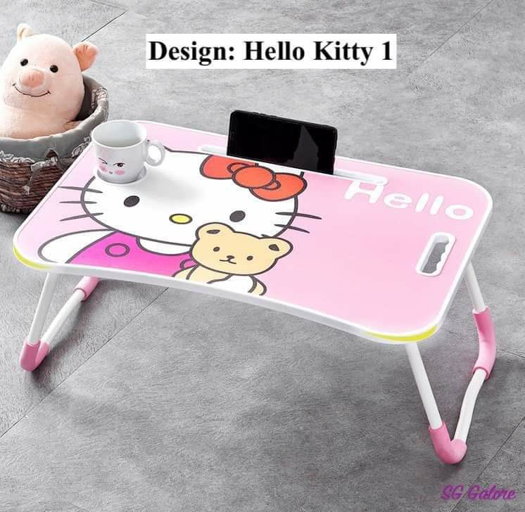 Hello Kitty Bed Desk/Folding Laptop Table Daraz.lk