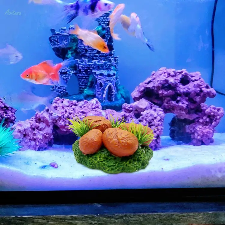 Aquarium rock clearance decor