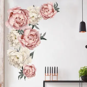 Beautiful Flower Peony Wall Sticker 