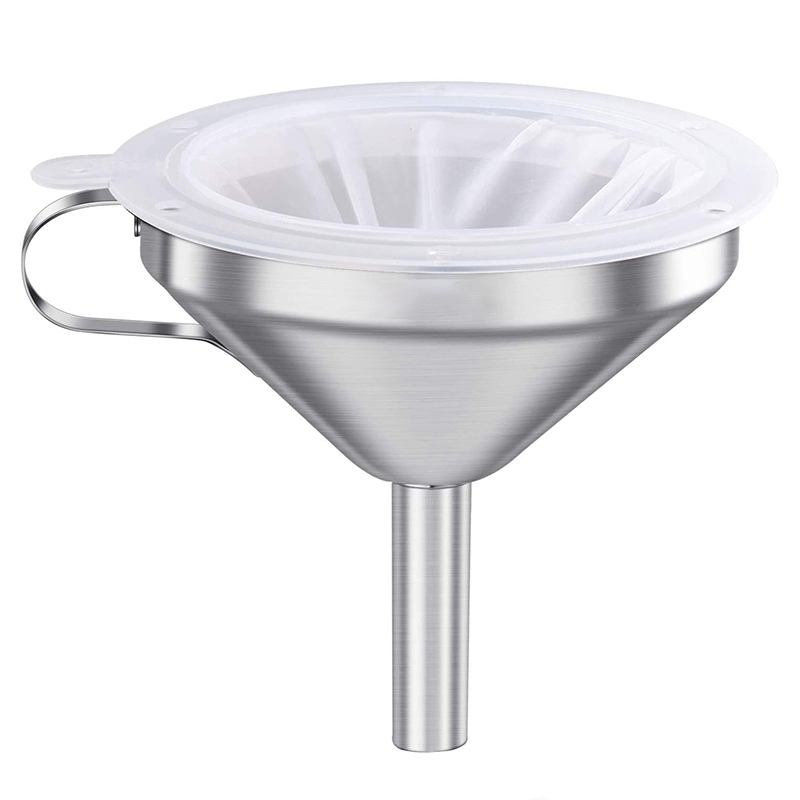 5 Inch Premium Stainless Steel Funnel With 200 Mesh Food Filter Strainer For Filling Bottles Food Funnel For Kitchen Buy Sell Online Best Prices In Srilanka Daraz Lk