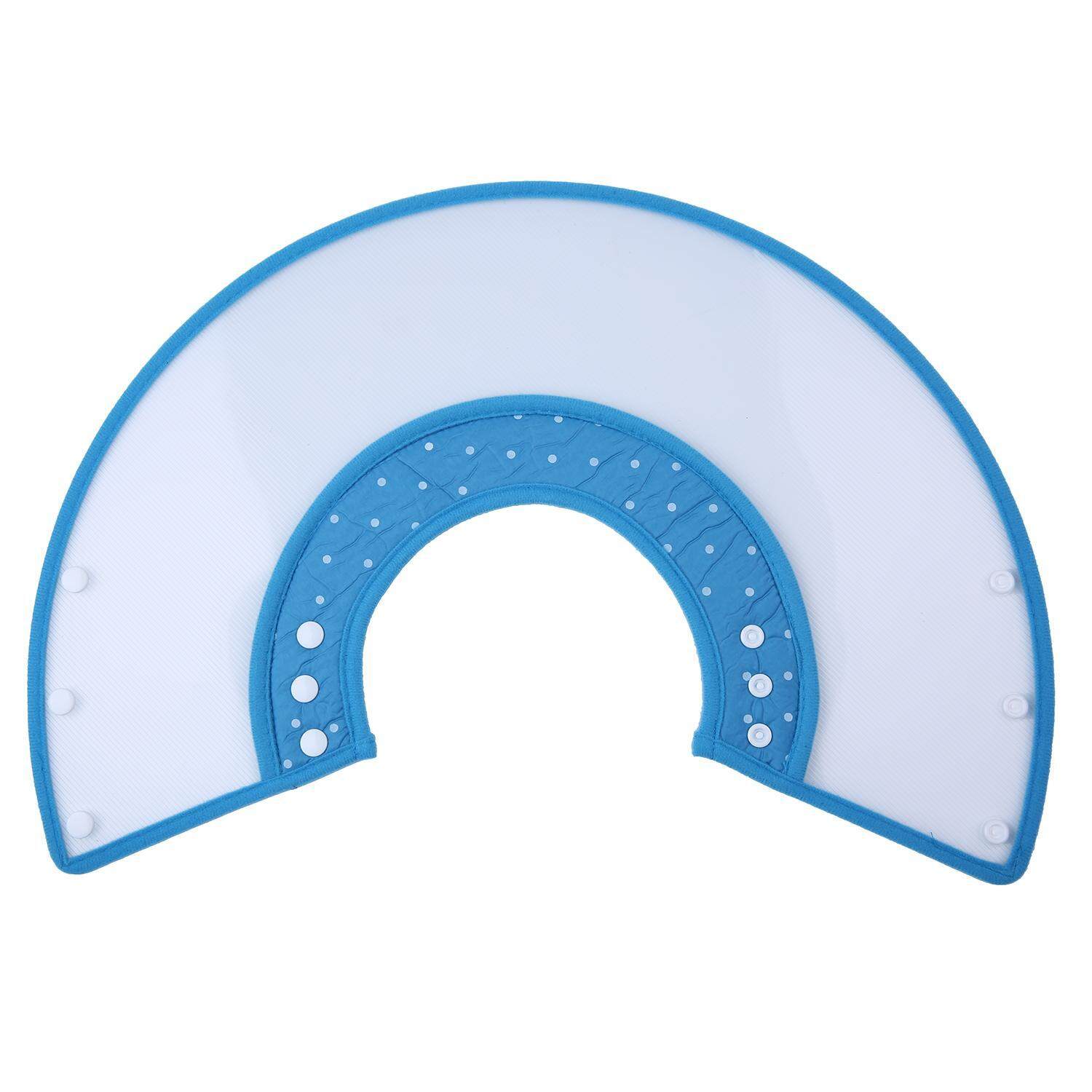 Dog Anti Bite Collar Lick Proof Wound-Recovery Soft Translucent Ruff Funnel Cover For Small Dog And Cat - L